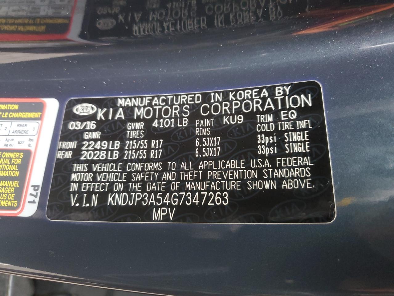 2016 KIA SOUL