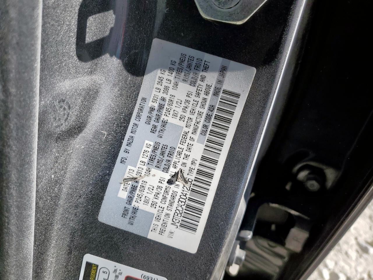 2013 MAZDA CX-9