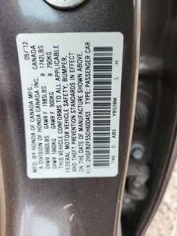2012 HONDA CIVIC