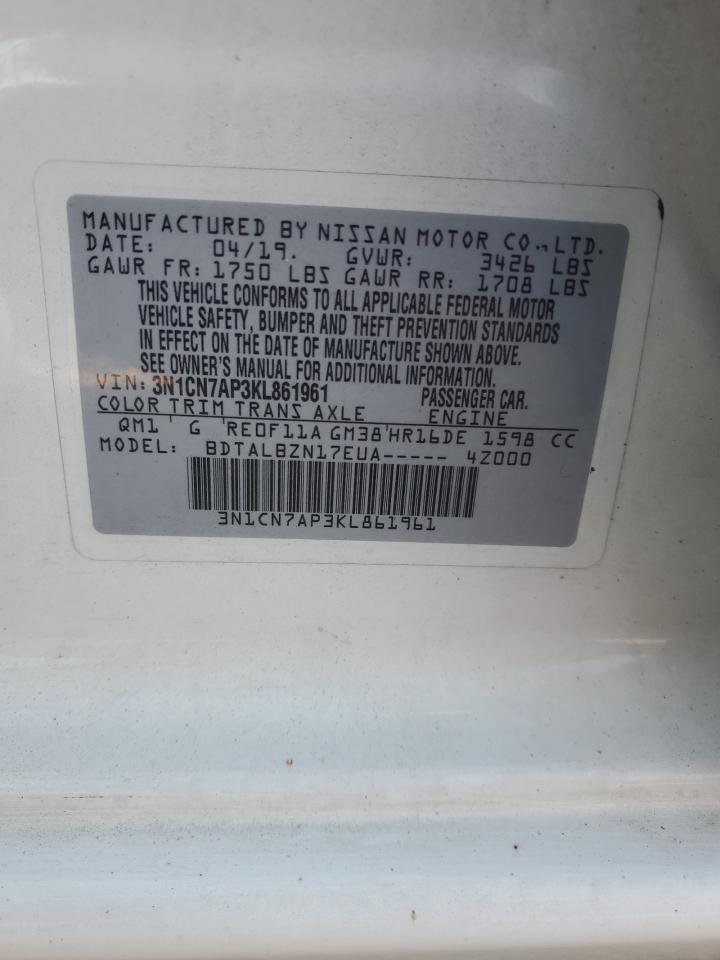 2019 NISSAN VERSA