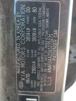 2010 KIA FORTE