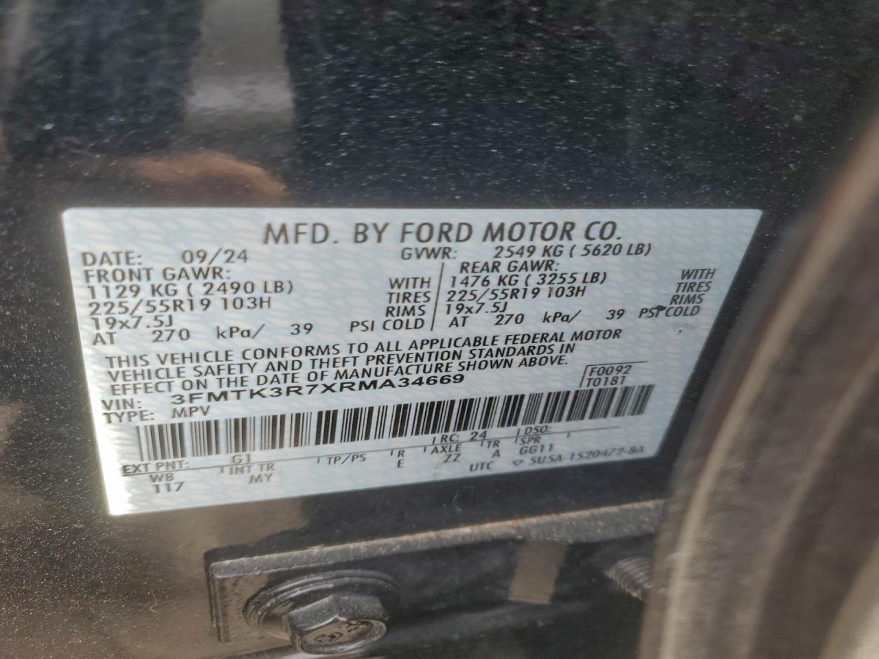 2024 FORD Mustang Mach-E