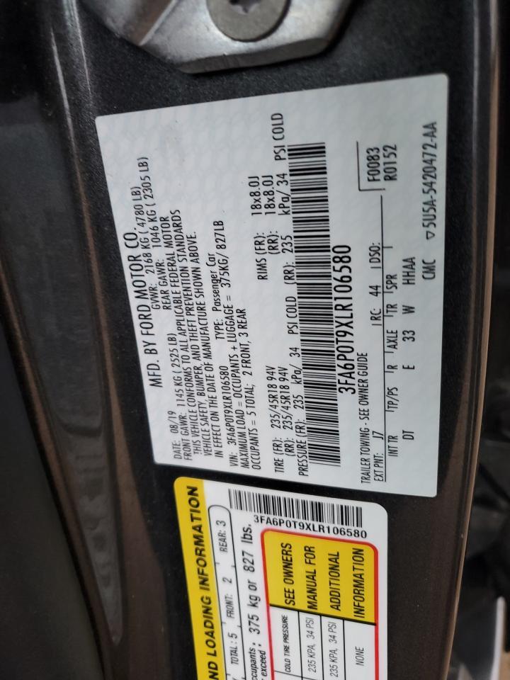 2020 FORD FUSION