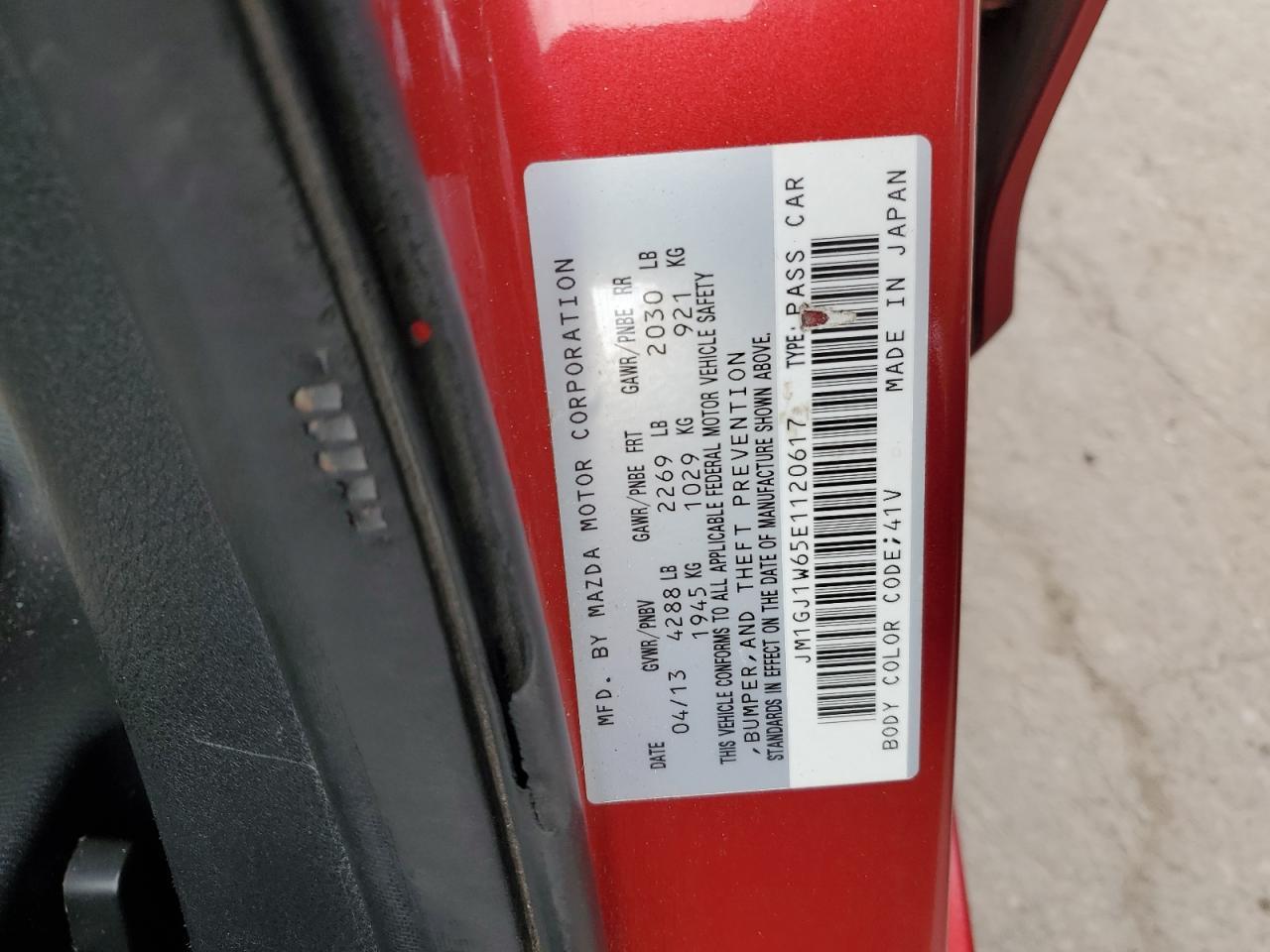 2014 MAZDA 6