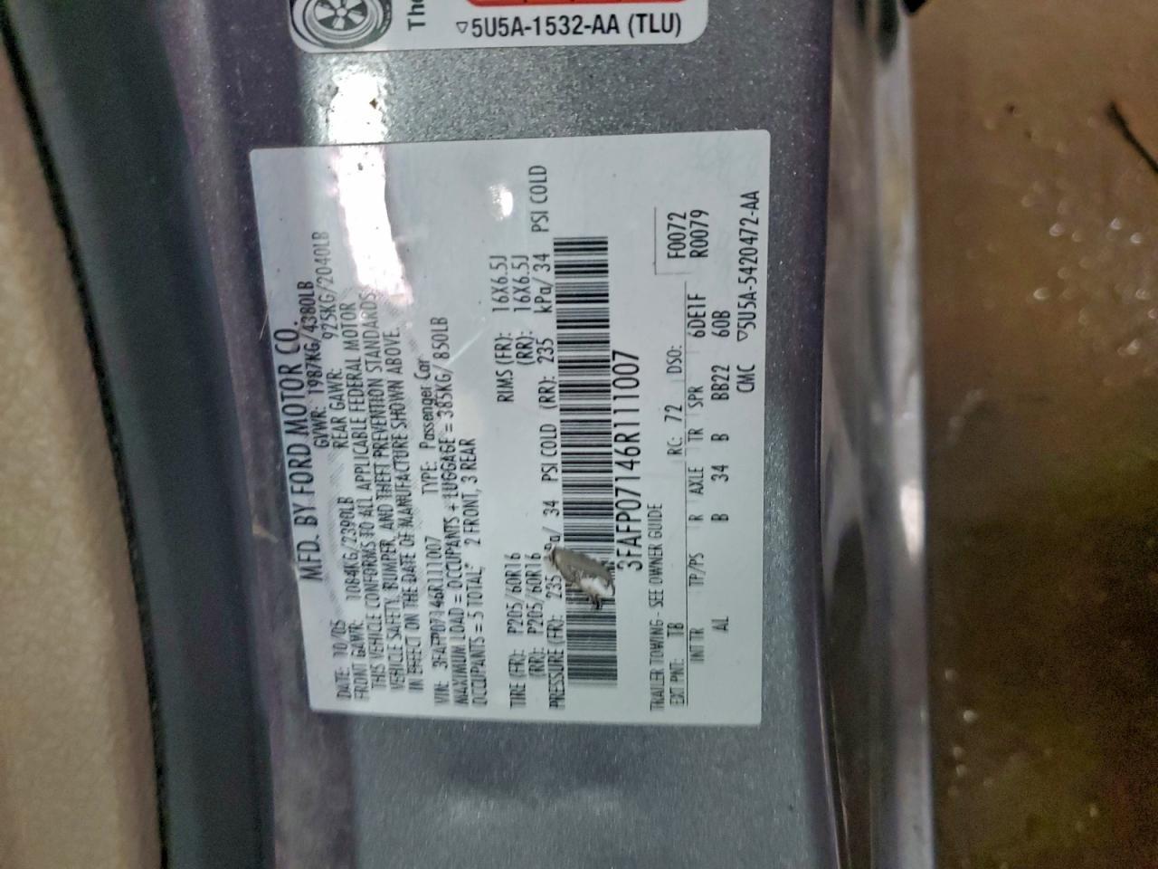 2006 FORD FUSION