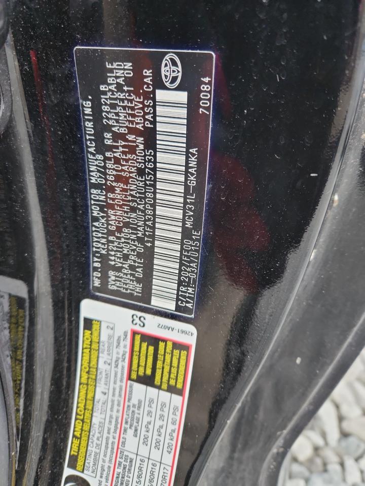 2008 TOYOTA CAMRY