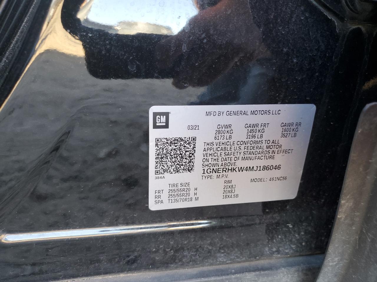 2021 CHEVROLET TRAVERSE
