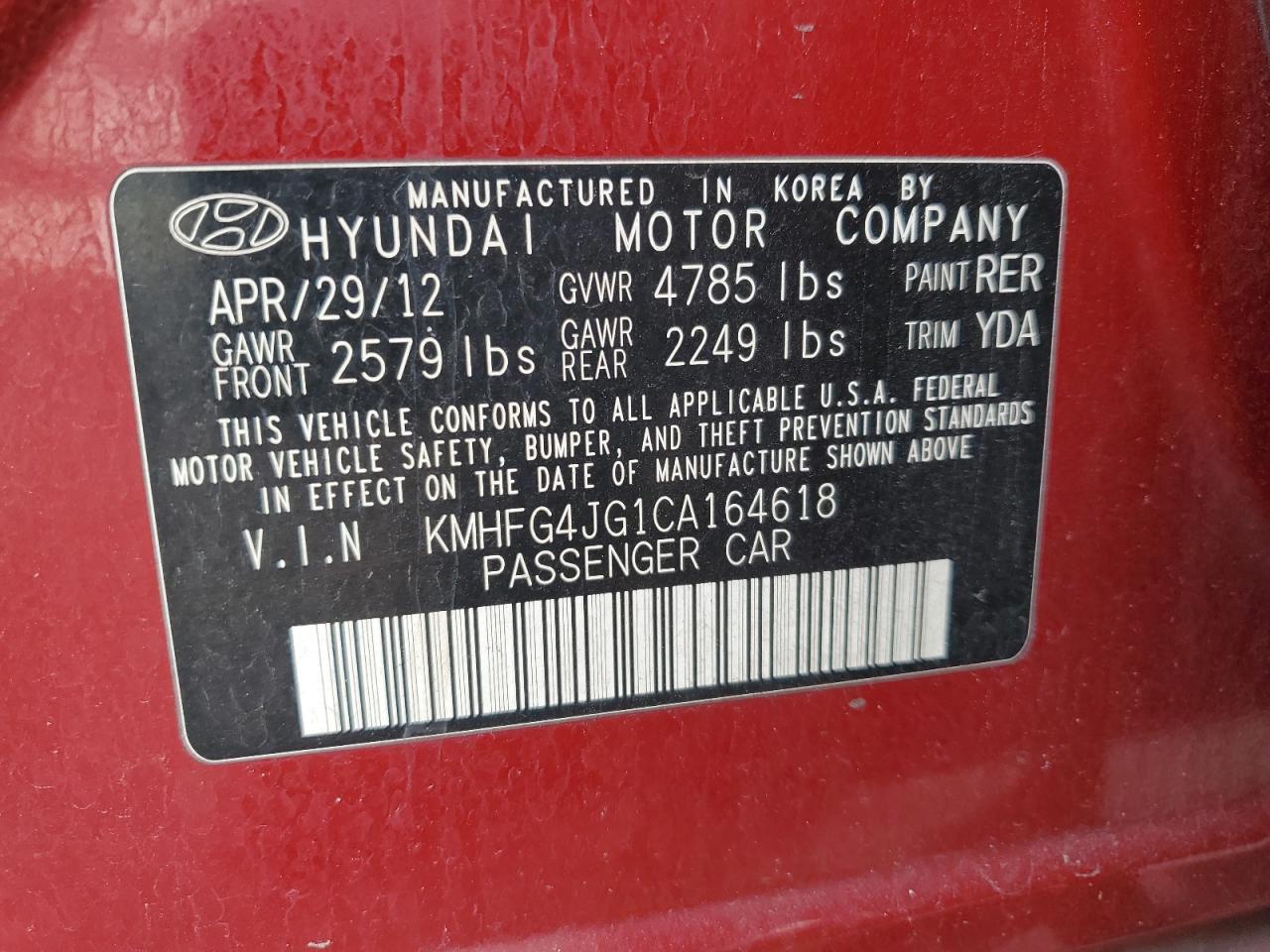 2012 HYUNDAI Azera