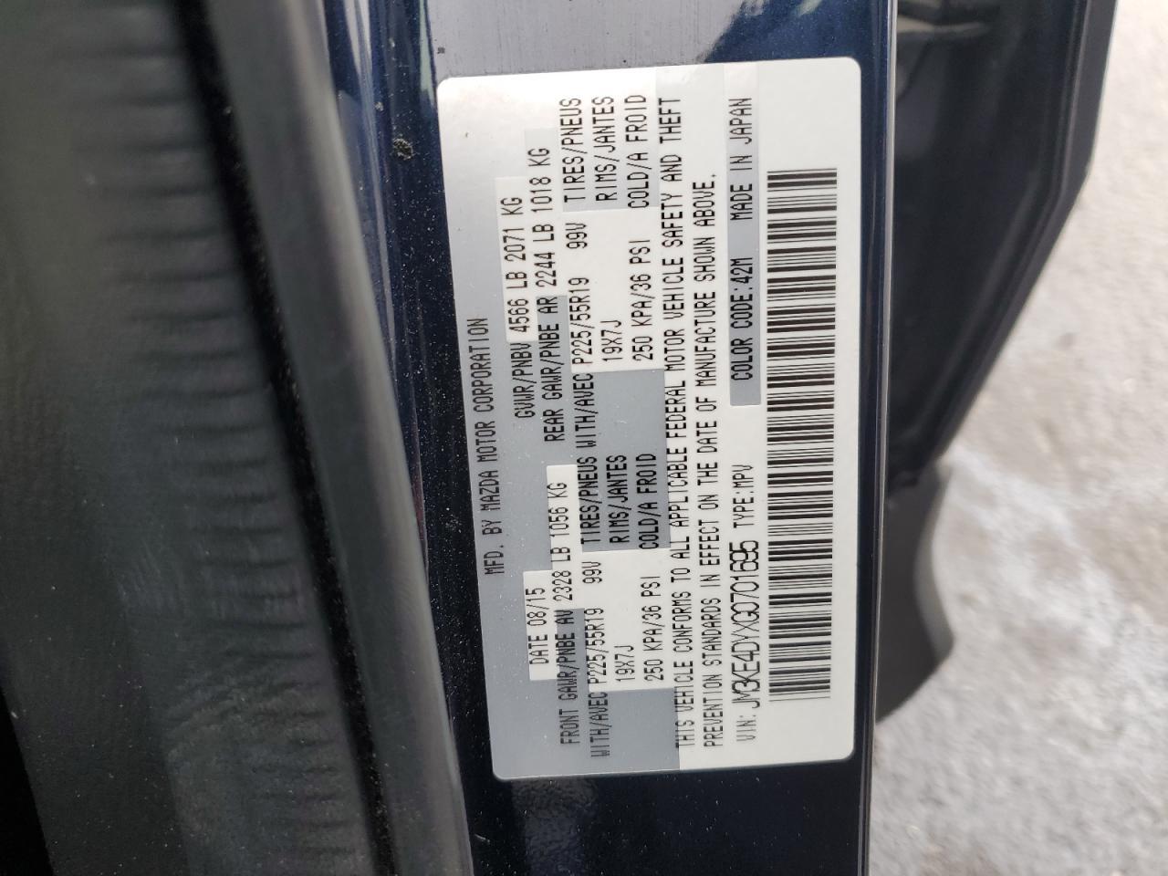 2016 MAZDA CX-5