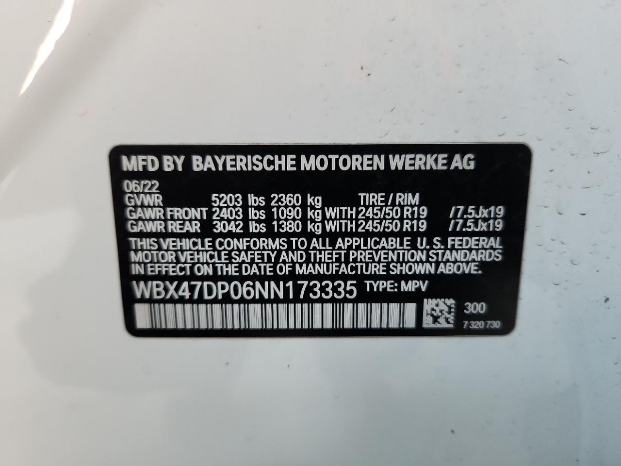 2022 BMW X3