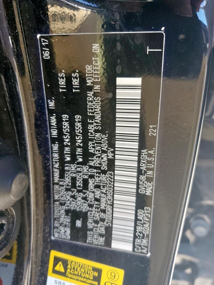 2017 TOYOTA Highlander Hybrid