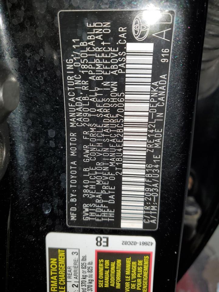 2011 TOYOTA COROLLA