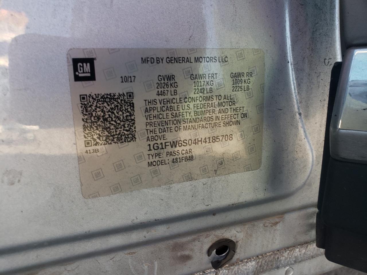 2017 CHEVROLET Bolt EV