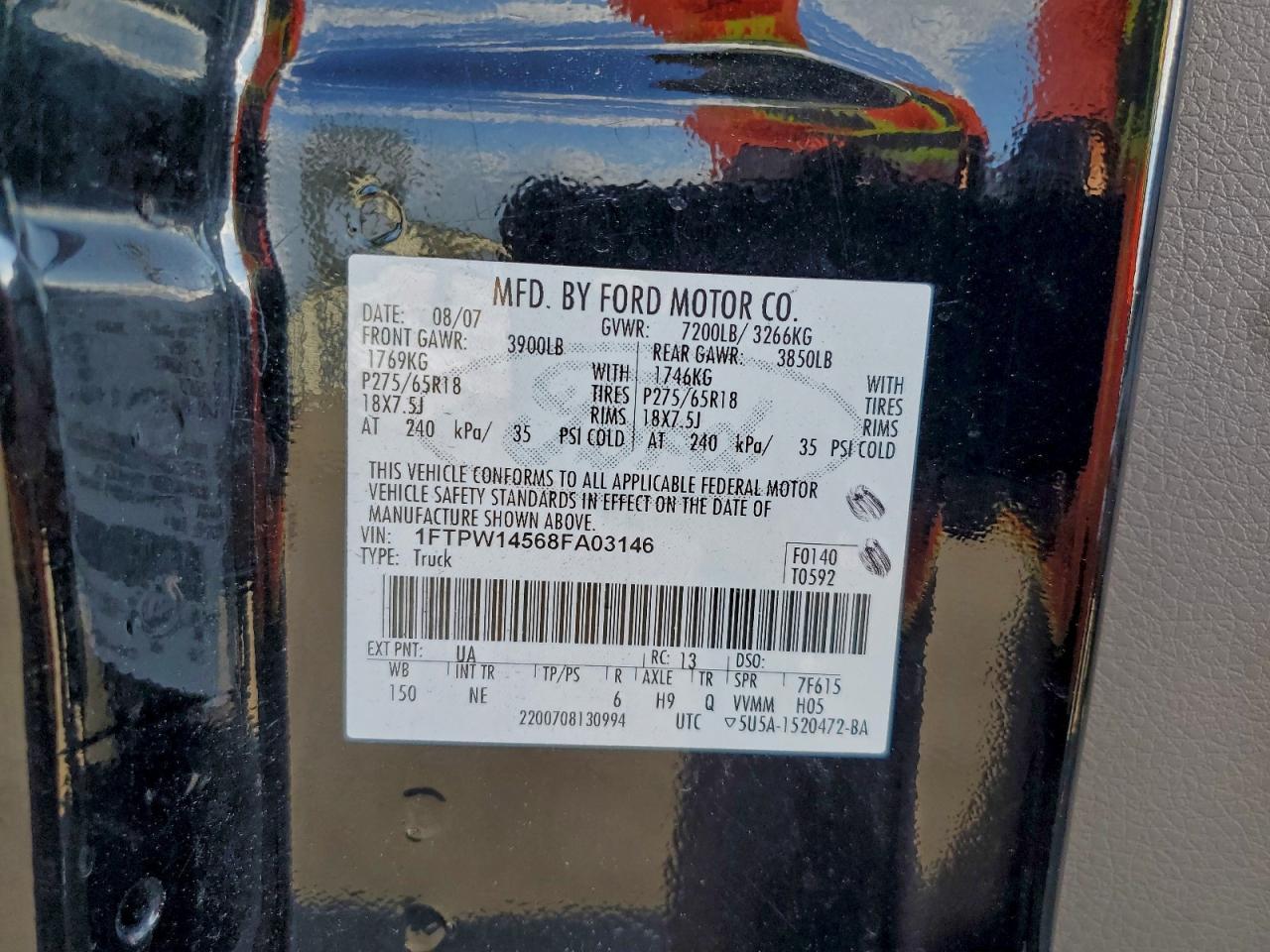 2008 FORD F-150