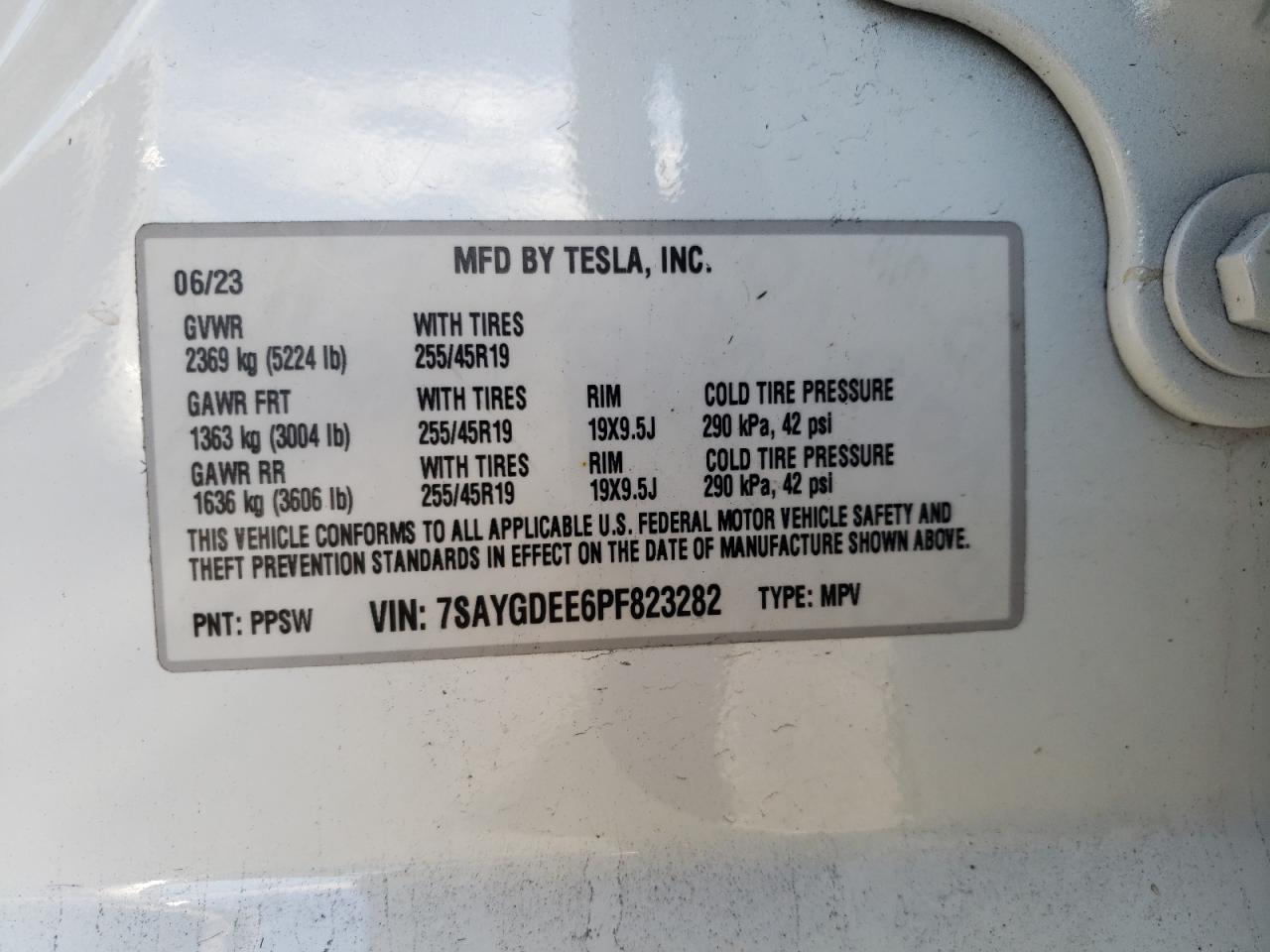 2023 TESLA MODEL Y