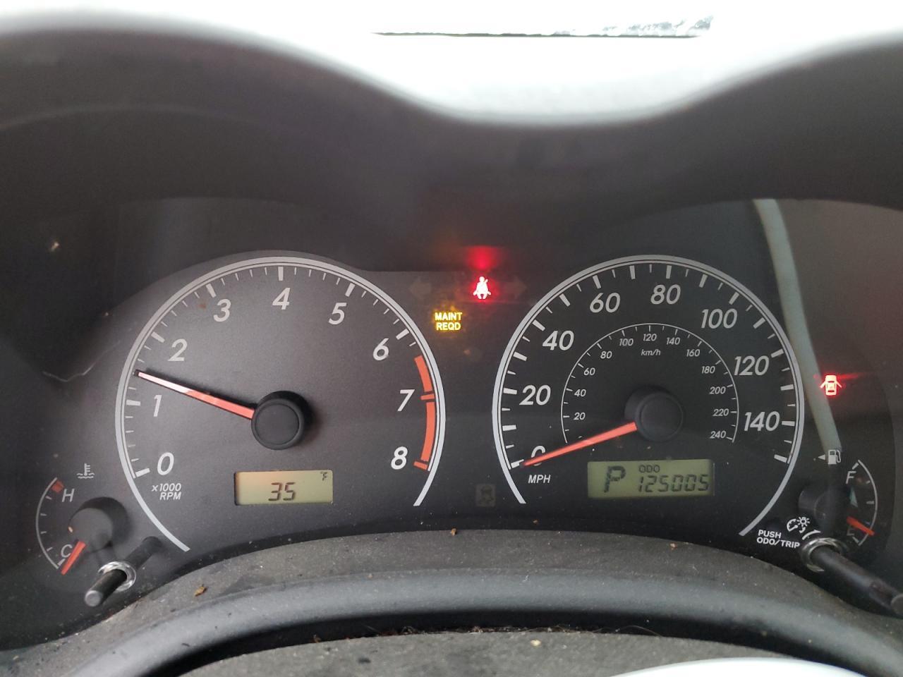 2012 TOYOTA COROLLA