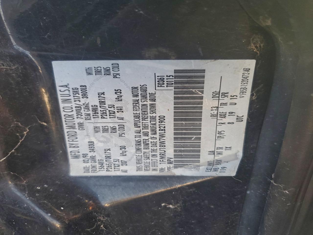 1998 FORD Expedition