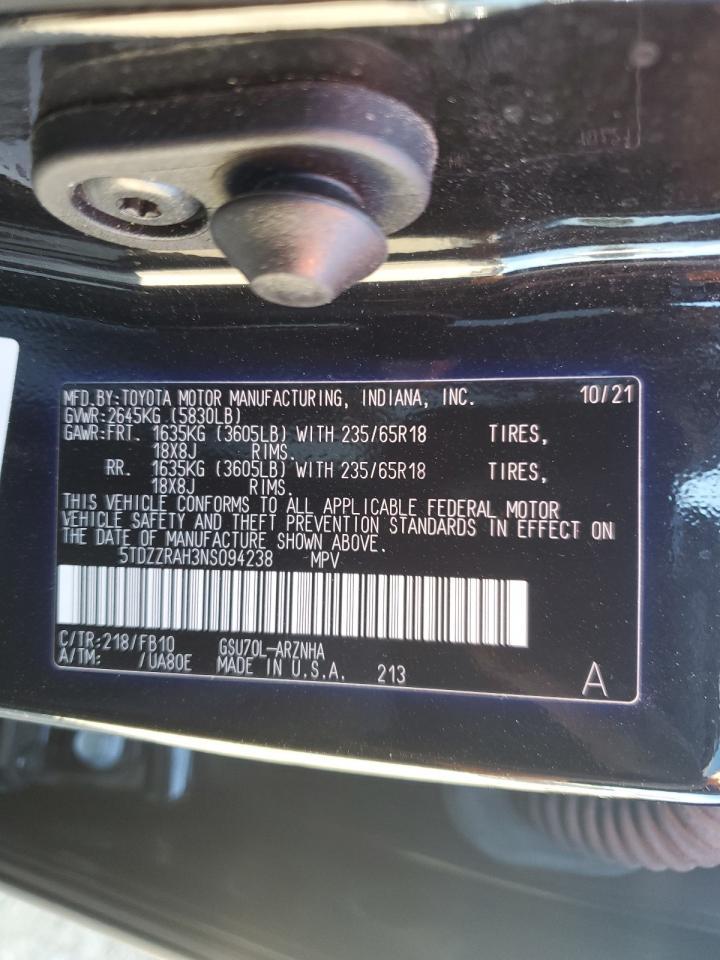 2022 TOYOTA HIGHLANDER