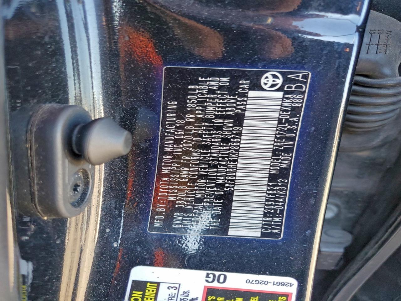 2009 TOYOTA COROLLA