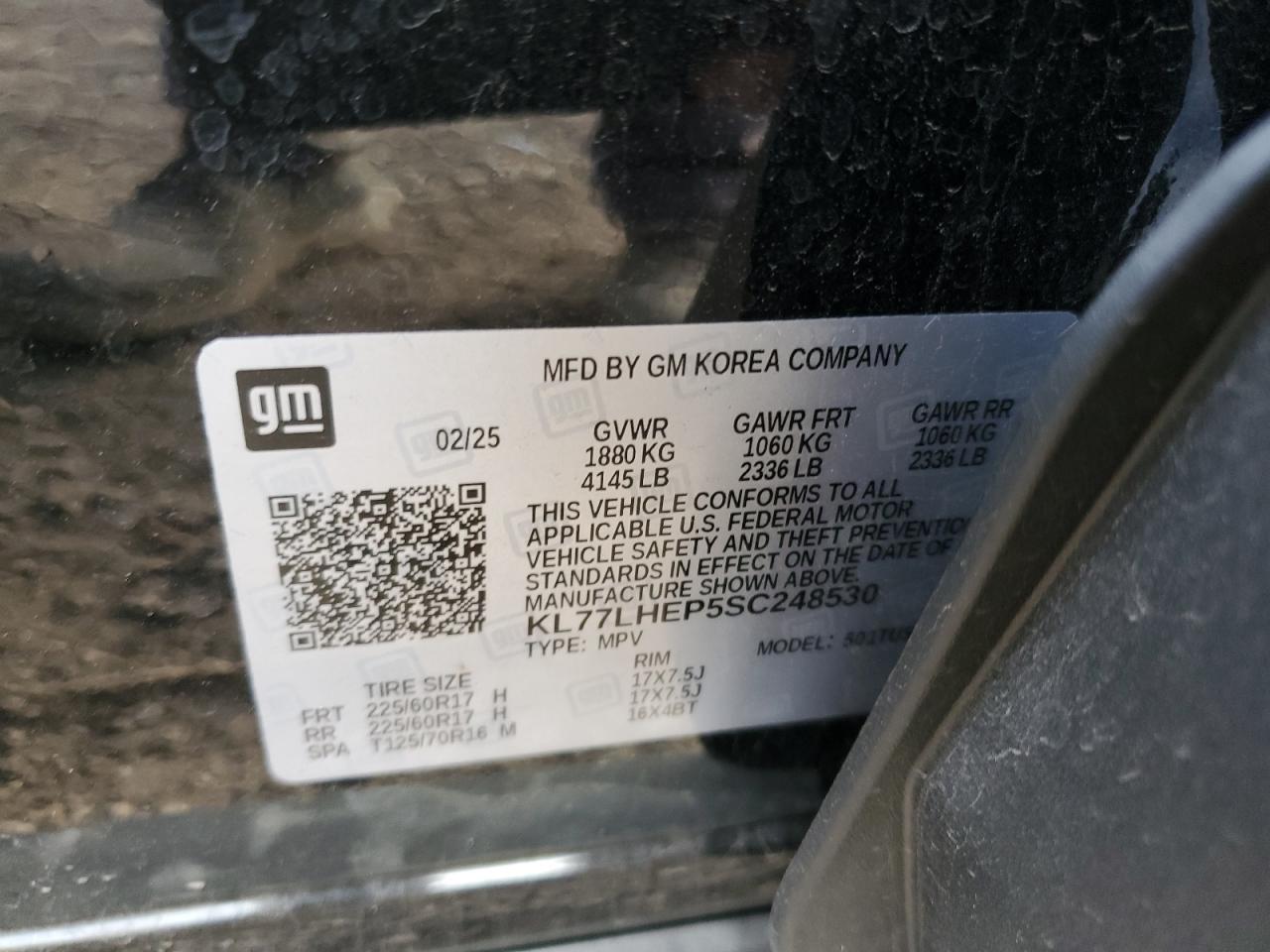 2025 CHEVROLET TRAX
