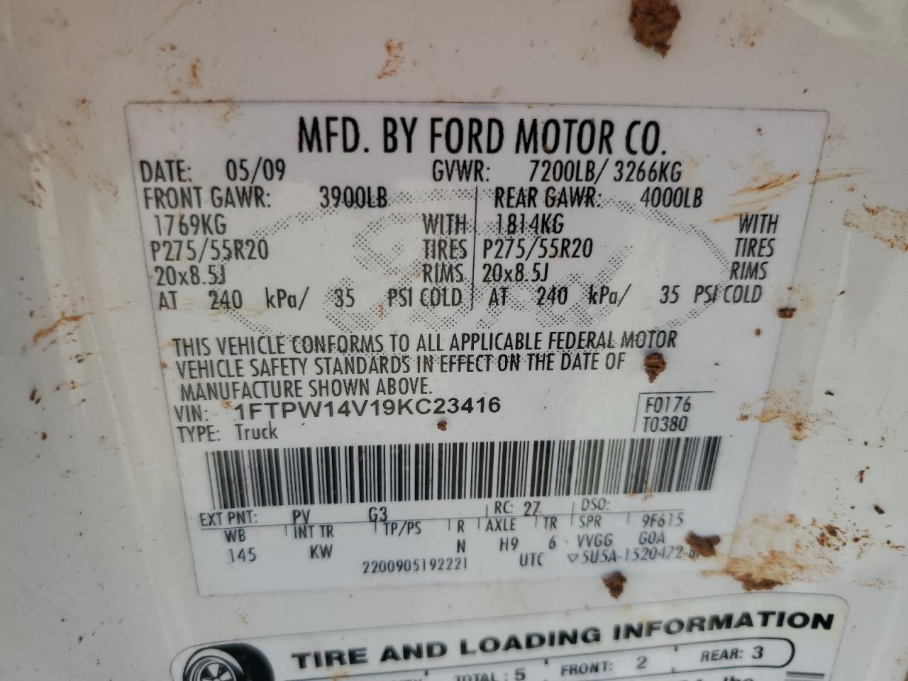 2009 FORD F-150