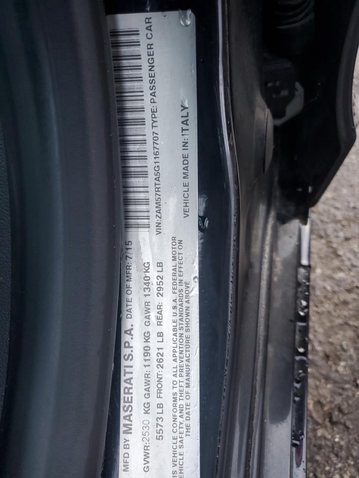 2016 MASERATI Ghibli