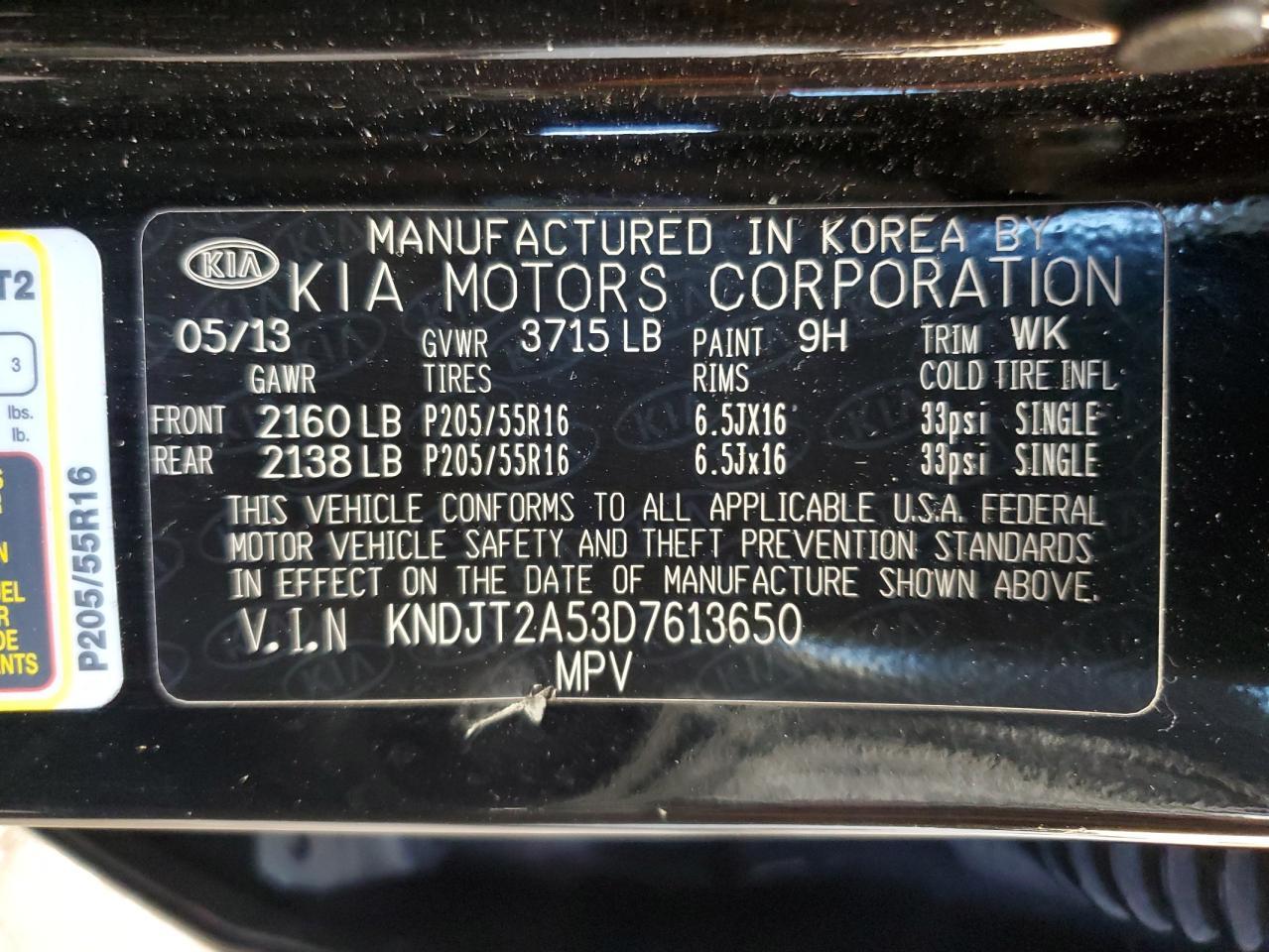 2013 KIA SOUL