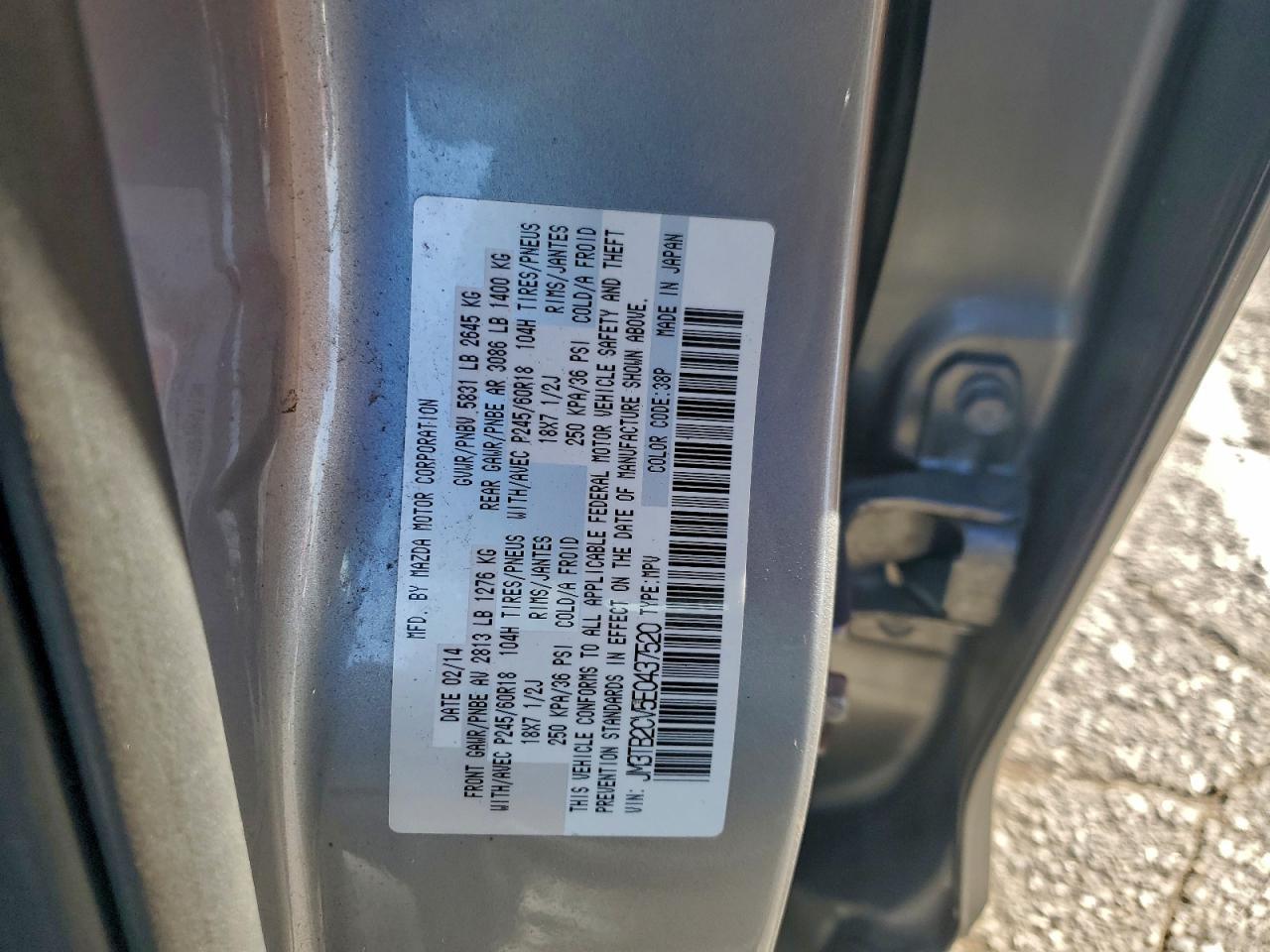 2014 MAZDA CX-9