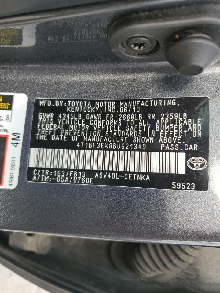 2011 TOYOTA CAMRY