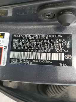 2011 TOYOTA CAMRY