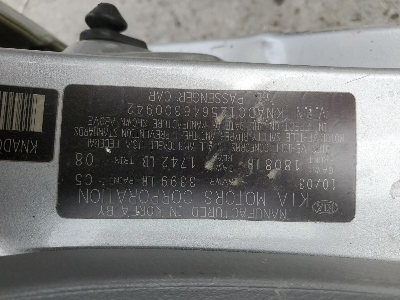 2004 KIA RIO