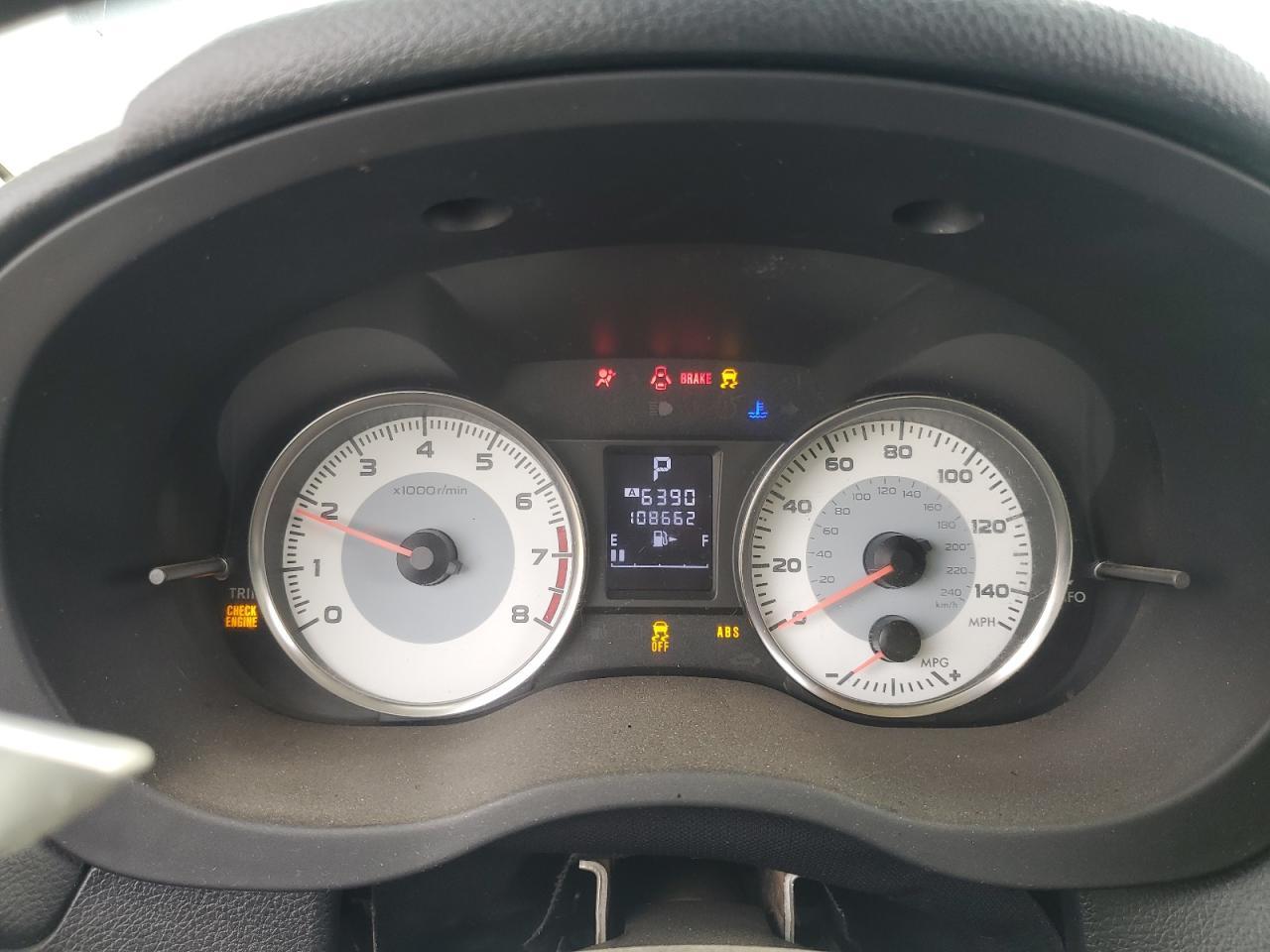 2012 SUBARU IMPREZA
