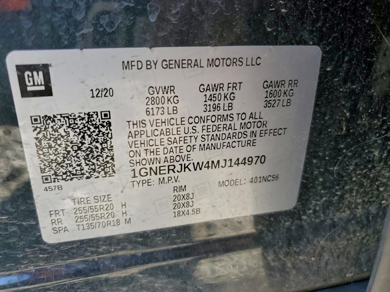 2021 CHEVROLET TRAVERSE