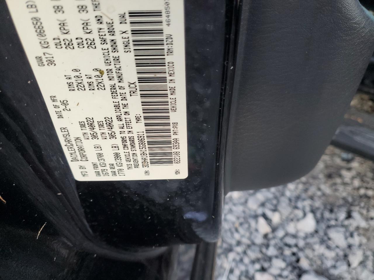 2005 DODGE Ram Srt10