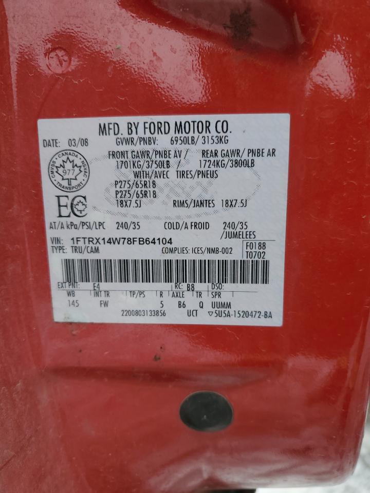 2008 FORD F-150