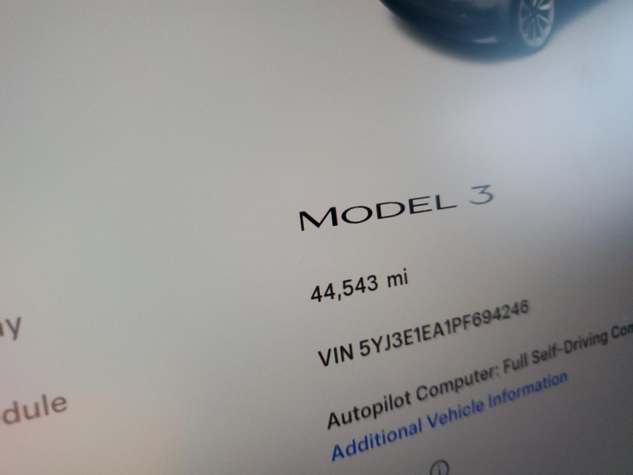 2023 TESLA MODEL 3