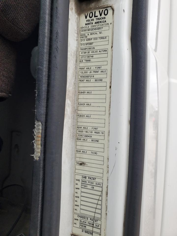 2012 VOLVO VNL