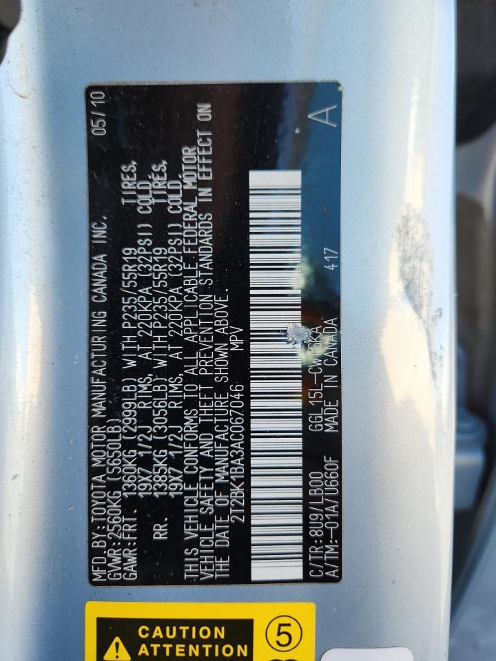 2010 LEXUS RX 350