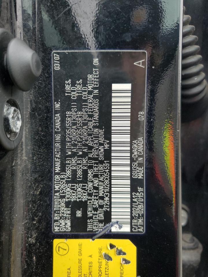 2008 LEXUS RX 350