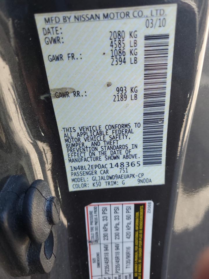 2010 NISSAN ALTIMA