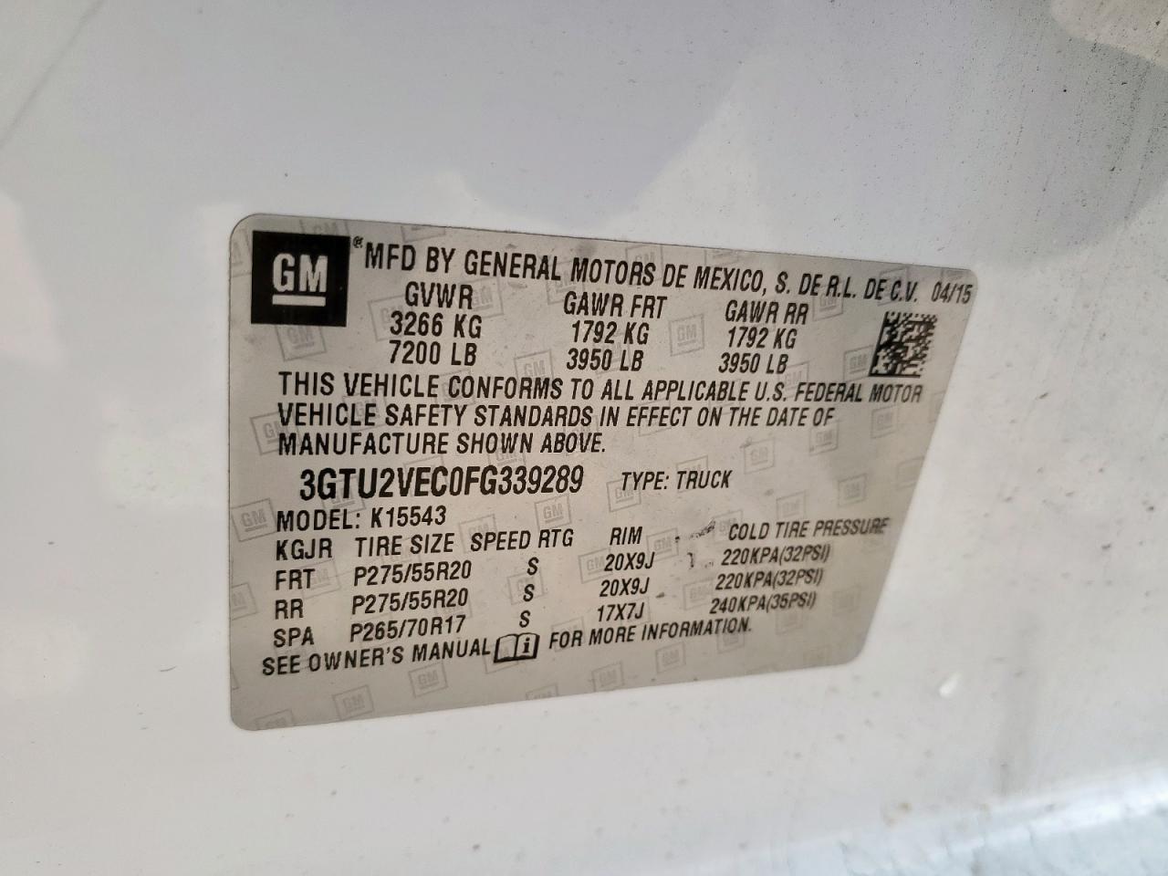 2015 GMC Sierra