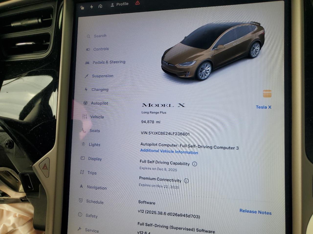 2020 TESLA MODEL X