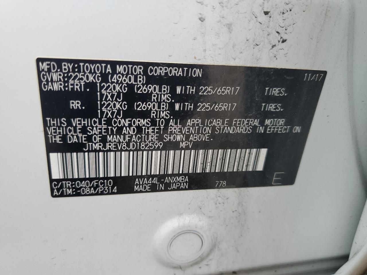 2018 TOYOTA RAV4