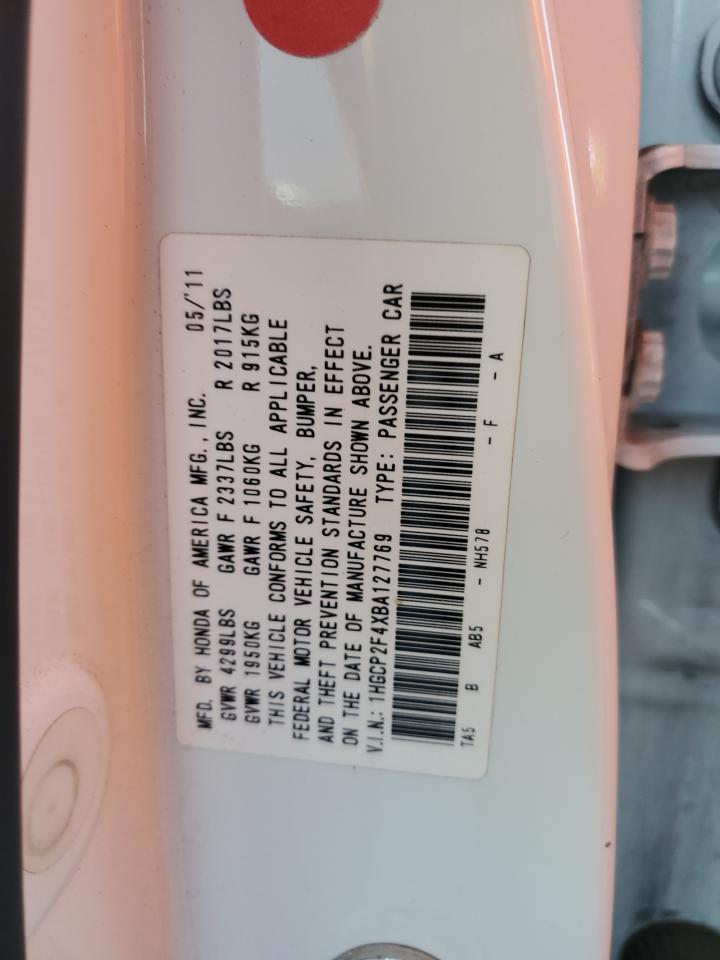 2011 HONDA ACCORD