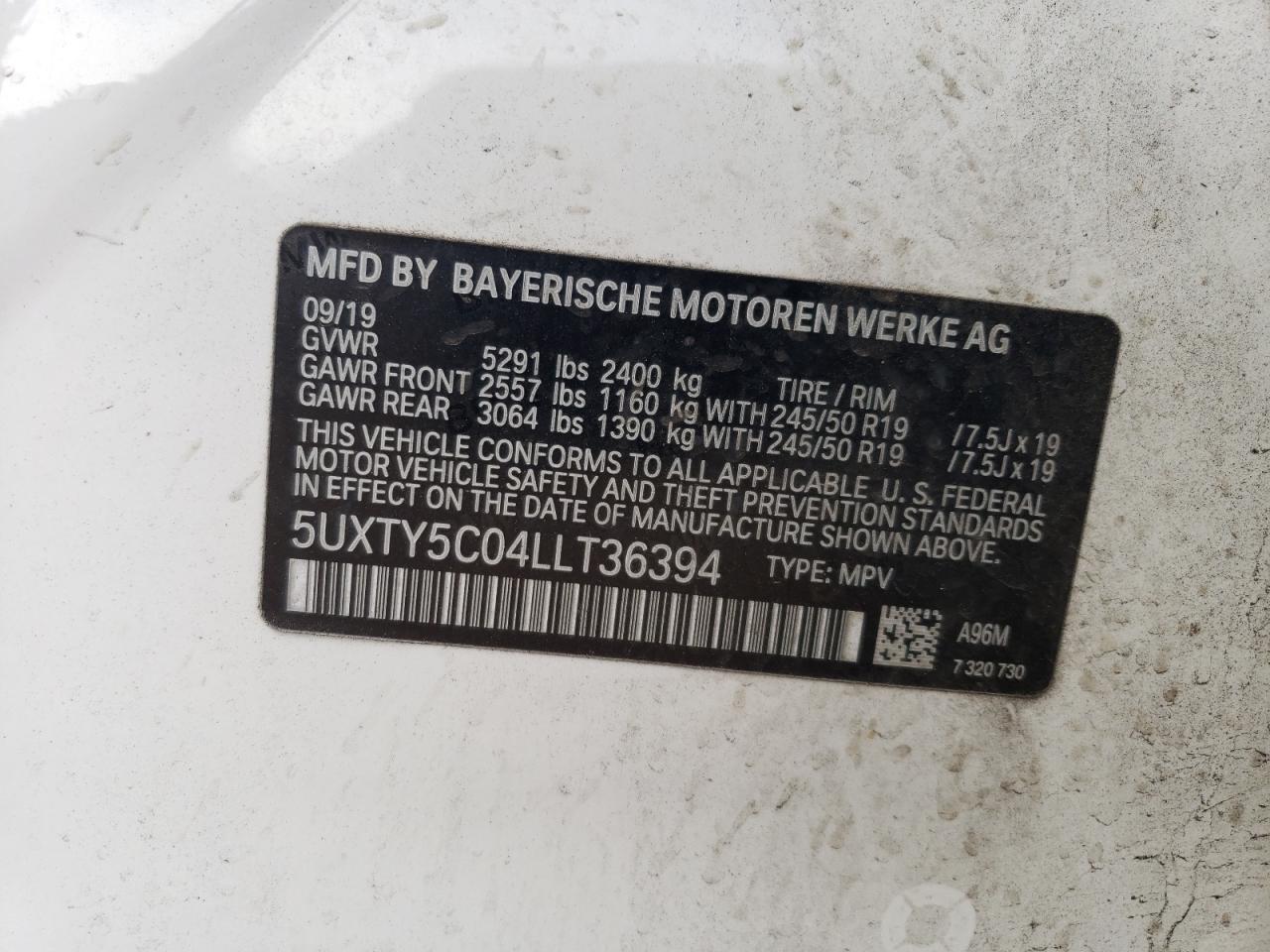 2020 BMW X3