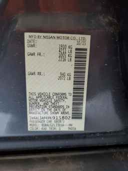 2015 NISSAN ALTIMA