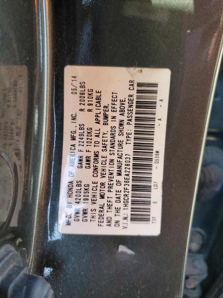2014 HONDA ACCORD