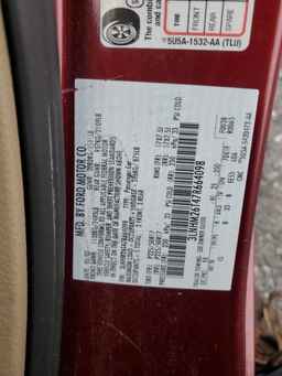 2007 LINCOLN MKZ