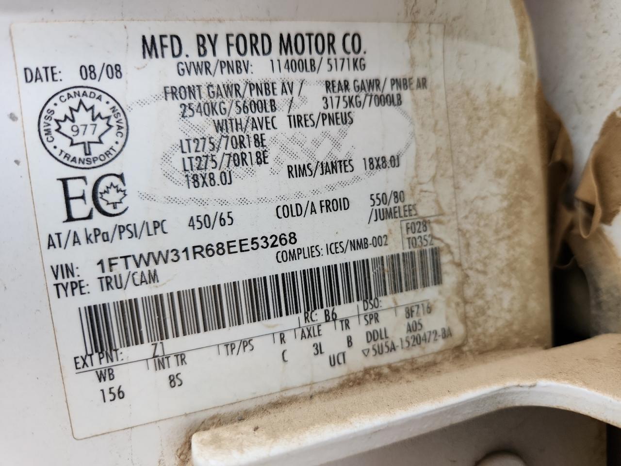 2008 FORD F-350