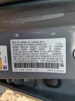 2025 HONDA CIVIC